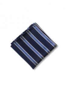 Blue Lining Pocket Square